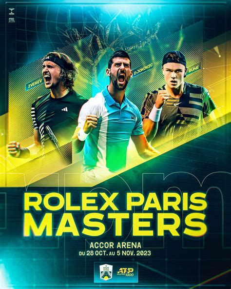 Tennis – Le prize money et les sponsors du Rolex Paris Masters 2022.